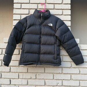 The North Face Nuptse Puffer Jacket in Black - Size Medium